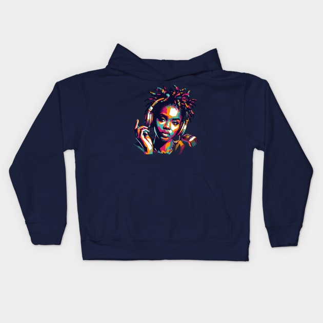 Lauryn Noelle Hill #6 Kids Hoodie by Review SJW Podcast